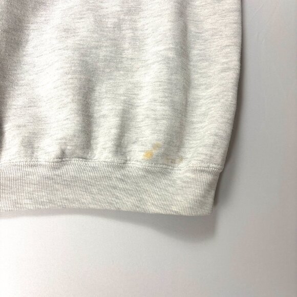 Vintage Berlin Crewneck Sweatshirt Gray Sz XL Hanes Fish Art Thrashed Distressed - Picture 9 of 10